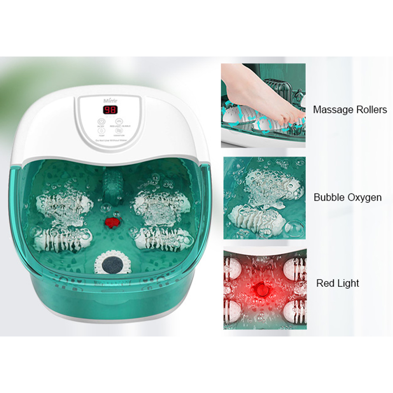 MM-20A-3 Spa masažer za stopala s toplinom i četiri velika masažna valjka