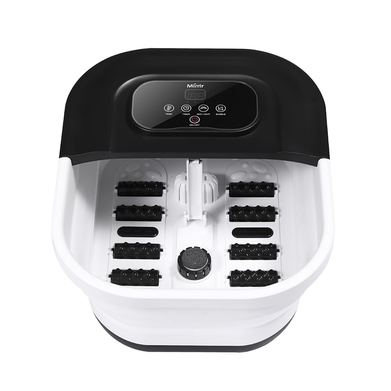 MZD-22B-2 Sklopivi spa uređaj za stopala od 500 W s 8 komada masažnih valjaka za opuštajuću masažu stopala