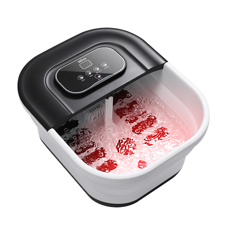 MZD-22B-2 Sklopivi spa uređaj za stopala od 500 W s 8 komada masažnih valjaka za opuštajuću masažu stopala